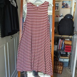 Striped A Line Shift Dress Old Navy